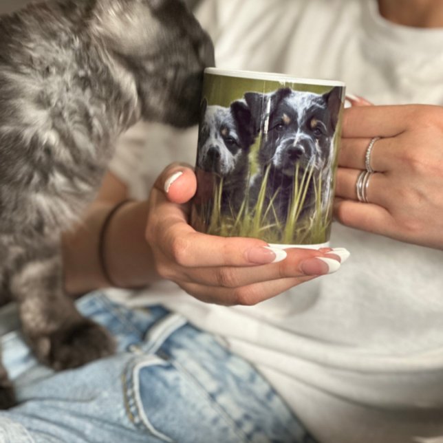 Bundle of Blue Heeler Cattle Dog Pups Coffee Mug (Creator Uploaded)