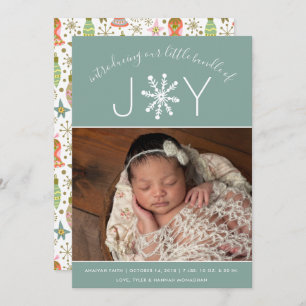 Bundle of Joy   Custom Colour   Birth Announcement