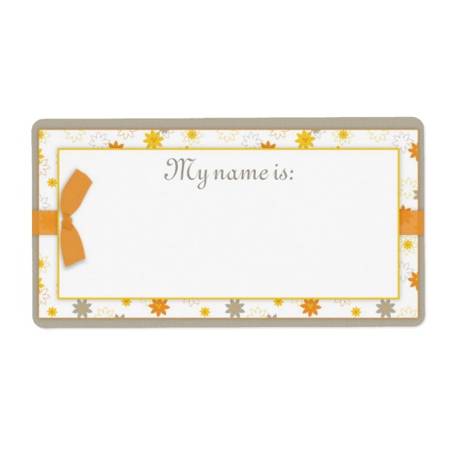 Bundle of Joy Name Tag (Front)