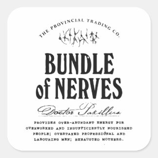 Bundle of Nerves - apothecary label
