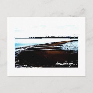 bundle up... postcard