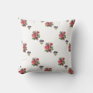 Bundles of Violets and Roses Reversible Pillow