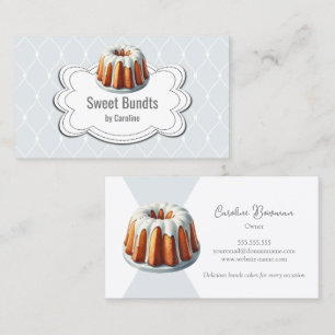 Bundt Cake Bakery Business Card