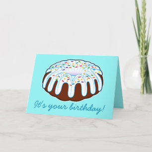 Bundt Cake Birthday! Card