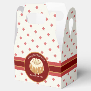 Bundt Mold Baked Sponge - Glazed Ring - your event Favor Box