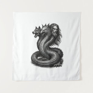 Bune Demon Three Faces, One Power Tapestry