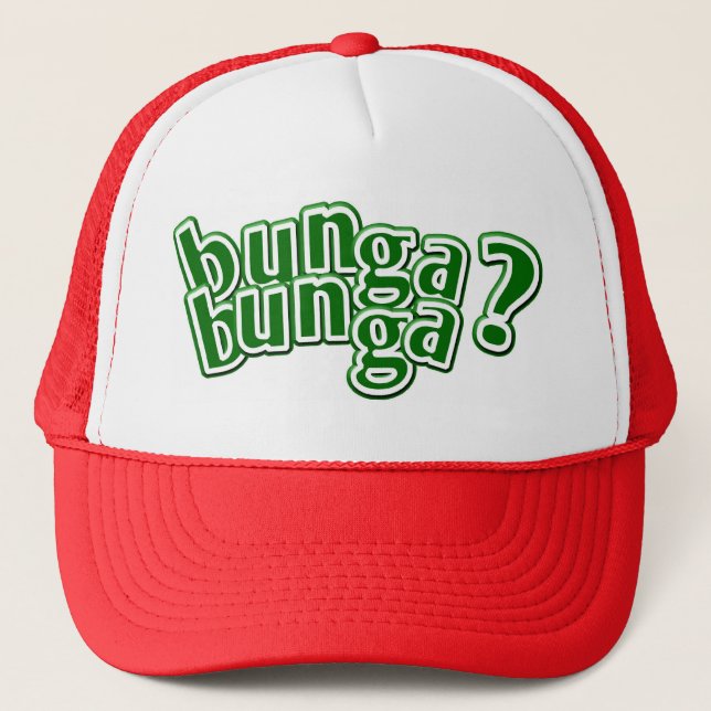 Bunga bunga trucker hat (Front)