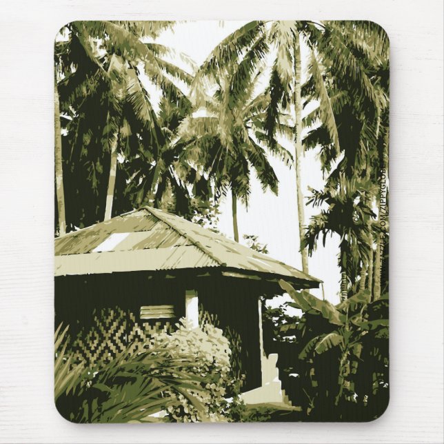 Bungalow Mouse Pad (Front)