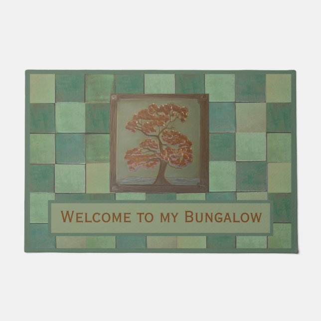 Bungalow Oak Tree Doormat (Front)
