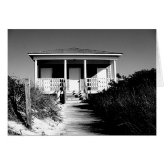 bungalow plage noir et blanc