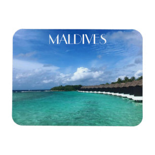 bungalows maldives magnet