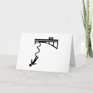Bungee jumping card