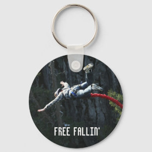 Bungee Jumping Free Fallin' Keychain