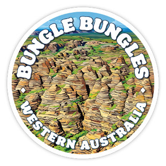 Bungle Bungles, Western Australia Round Sticker