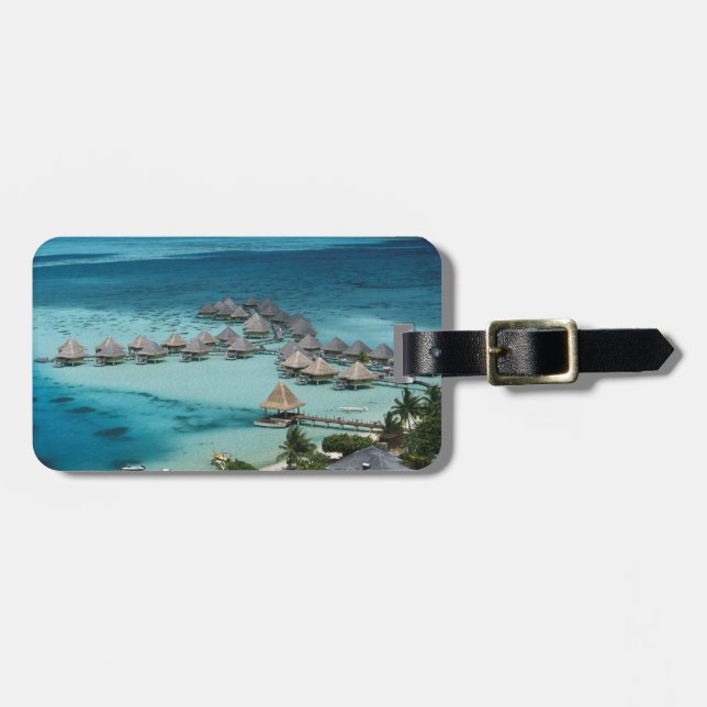 Bunglows of Beachcomber Hotel Luggage Tag (Front Horizontal)