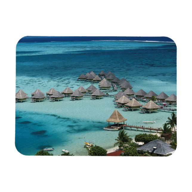 Bunglows of Beachcomber Hotel Magnet (Horizontal)