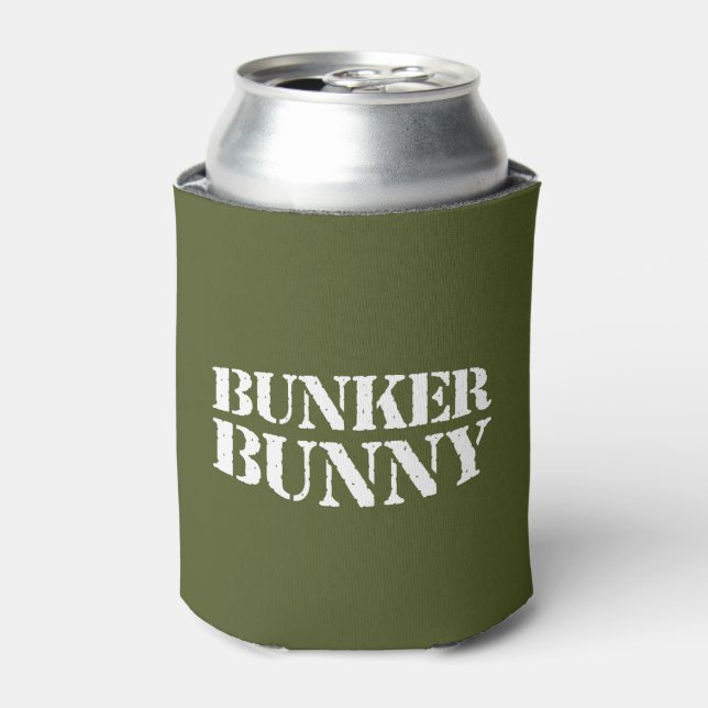 BUNKER BUNNY CAN COOLER (Can Front)
