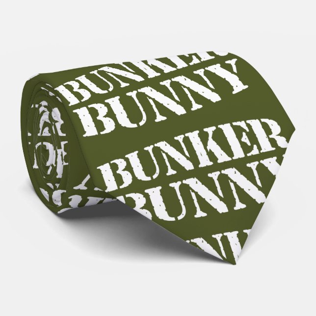 BUNKER BUNNY TIE (Rolled)