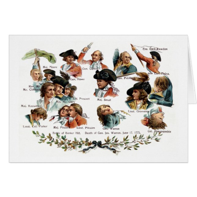 Bunker Hill Battle Portraits (Front Horizontal)