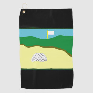 BUNKER TRAP GOLF TOWEL