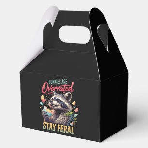 Bunnies Are Overrated Stay Feral Favor Box