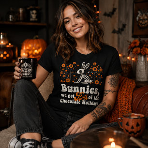 Bunnies & Chocolate Holidays Halloween Tri-Blend Shirt