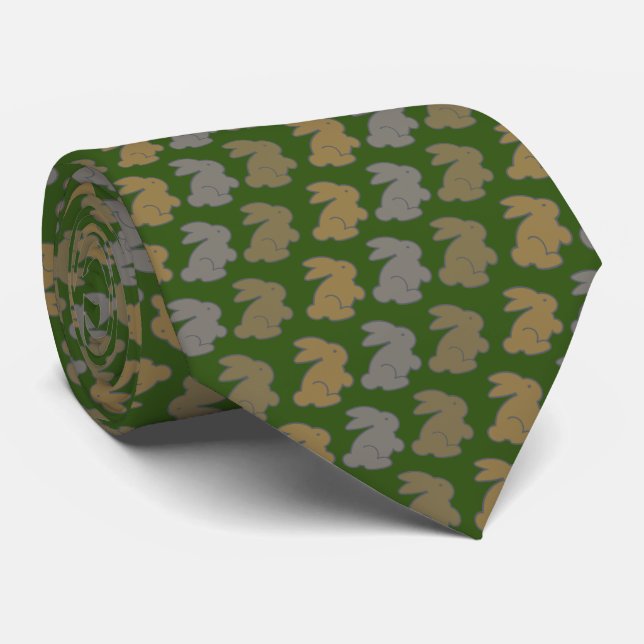 Bunnies Cravate Armani Gold Moss Green (Roulé)