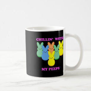 Bunnies Easter Chillin' With My Bunnies Candy Grou Coffee Mug