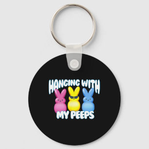 Bunnies Easter Hangin With My Bunnies Sugary Team Keychain