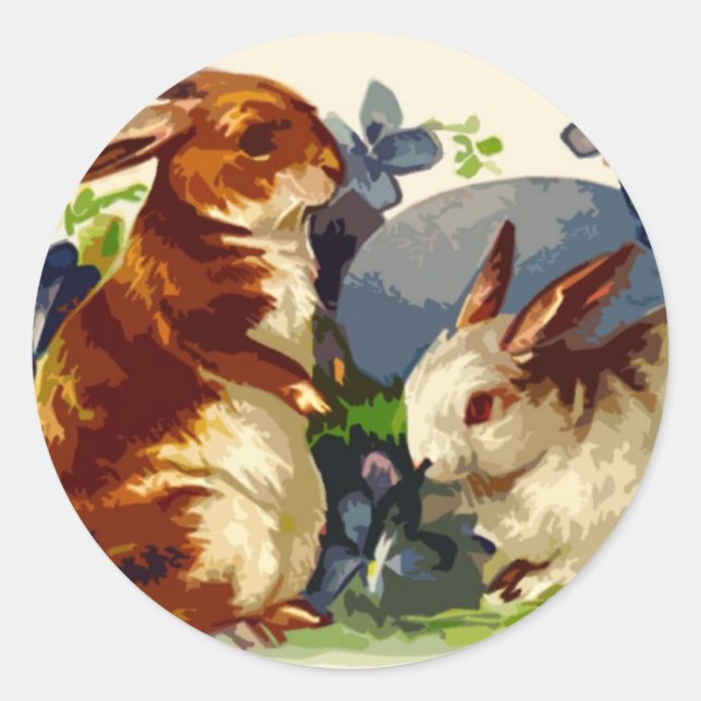 Bunnies Easter Stickers (Front)