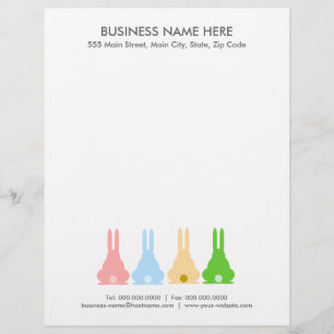 Bunnies Letterhead