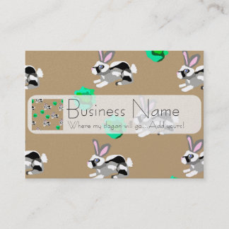 Bunnies Pattern Business Card