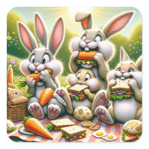 Bunnies' Picnic Feast