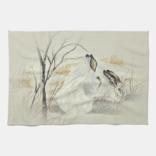 Bunnies / Rabbits Kitchen Towel
