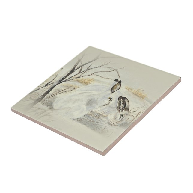 Bunnies / Rabbits Tile (Side)