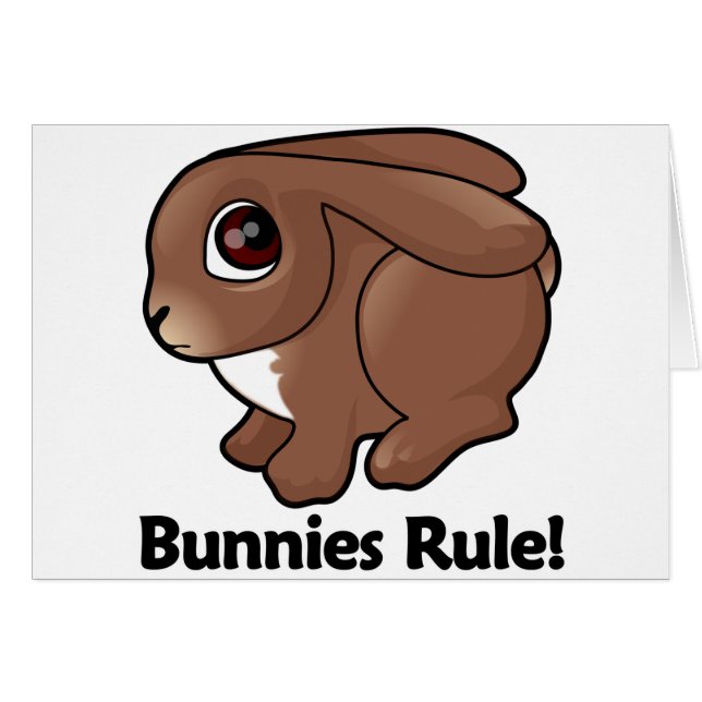 Bunnies Rule! (Front Horizontal)