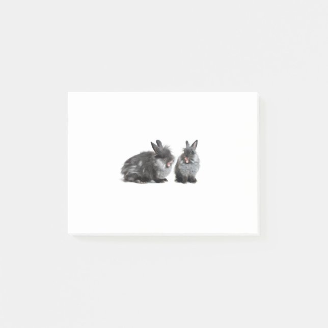 Bunnies Yelling Post-it Notes (Front)