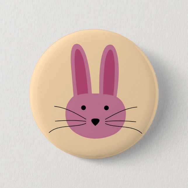 Bunny 2 Inch Round Button (Front)