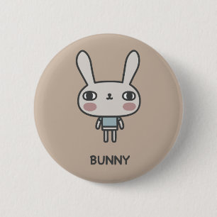 Bunny 2 Inch Round Button