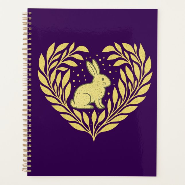 "Bunny and Boughs" Planner (Front)