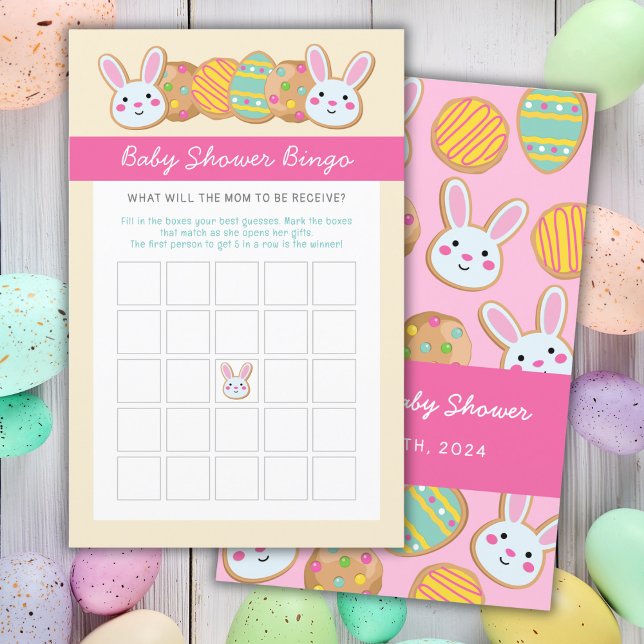 BUNNY AND EASTER EGGS BABY SHOWER BINGO GAME (Creator Uploaded)