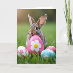 Bunny And Egg Spring Card