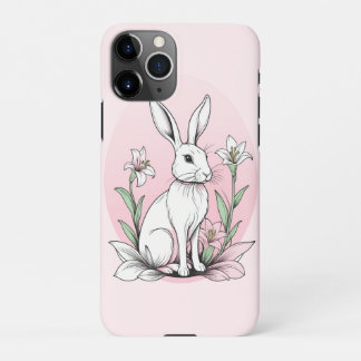 Bunny and Lilies iPhone 11Pro Case