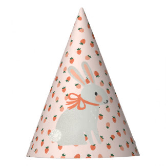 Bunny and Strawberry Party Hat