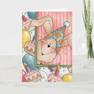Bunny Anniversaire - Carte de voeux