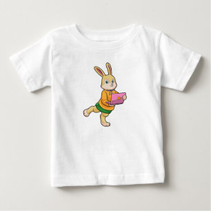 Bunny as Secretary with Laptop Baby T-Shirt