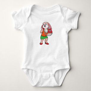 Bunny as Secretary with Phone Baby Bodysuit