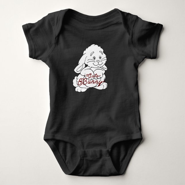 Bunny Baby Bodysuit (Front)