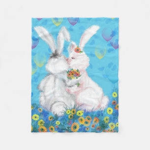Bunny Baby Fleece Blanket