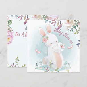 Bunny Baby Shower Invitation